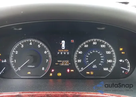 2012 Hyundai Equus Signature from USA, damaged, VIN KMHGH4JH0CU054717